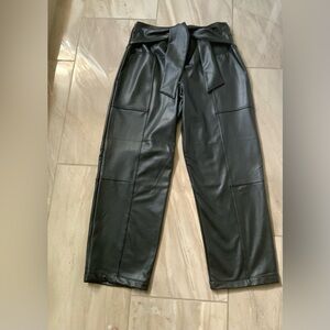 Faux Black Pants
